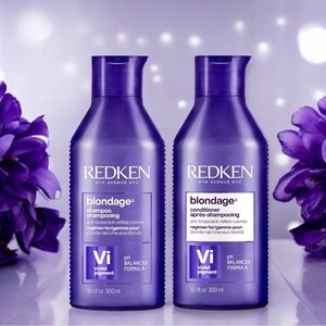 REDKEN Color Extend Blondage Anti Brass Violet/ Purple Shampoo + Conditioner